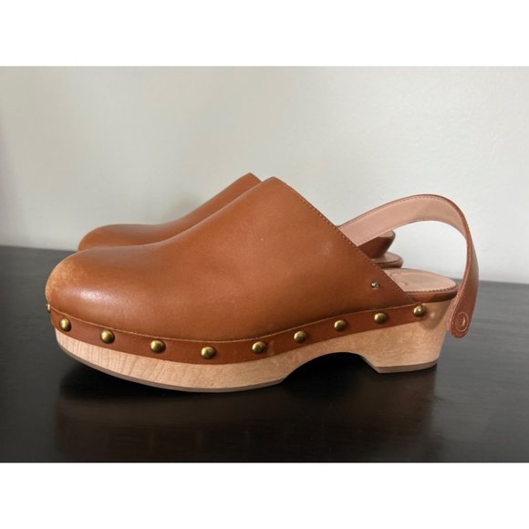 J Crew Convertible leather clogs, Flaw Size 8 - Picture 2 of 6